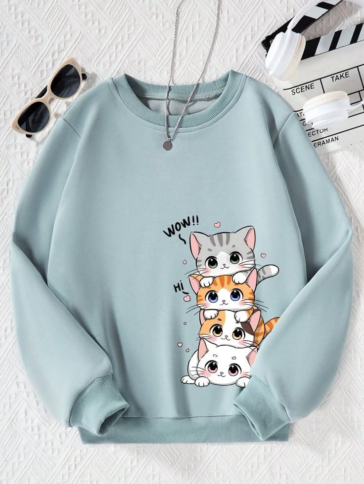 girl's drop shoulder T-shirt