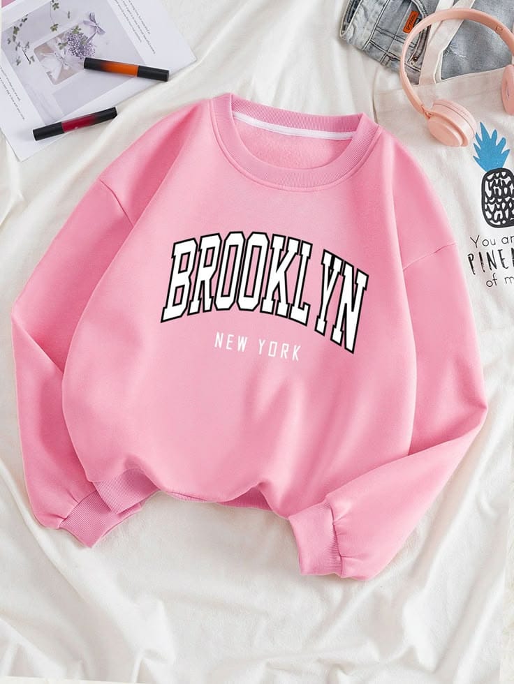 girl's drop shoulder T-shirt