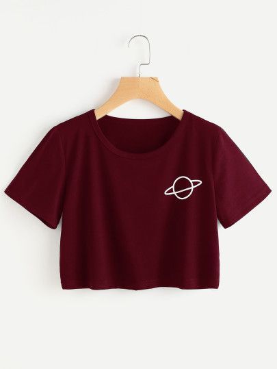 girl's crop top T-shirt